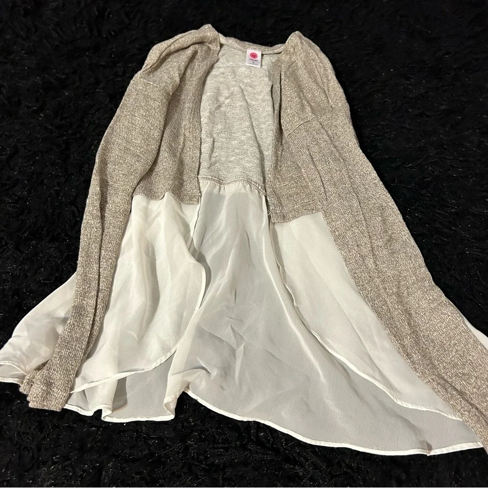 Size 14 Cardigan with Sheer Bottom Half B3